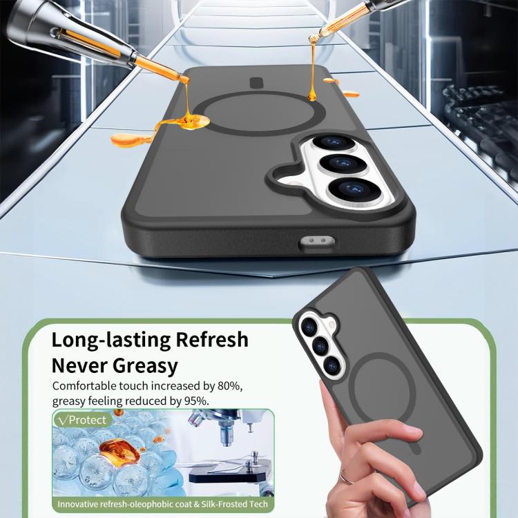 For Samsung Galaxy S26+ 5G Skin Feel TPU Hybrid PC MagSafe Phone Case