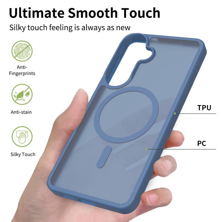 For Samsung Galaxy S26+ 5G Skin Feel TPU Hybrid PC MagSafe Phone Case