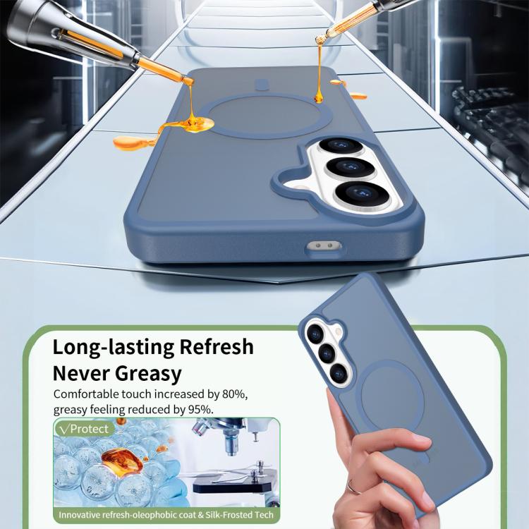 For Samsung Galaxy S26+ 5G Skin Feel TPU Hybrid PC MagSafe Phone Case