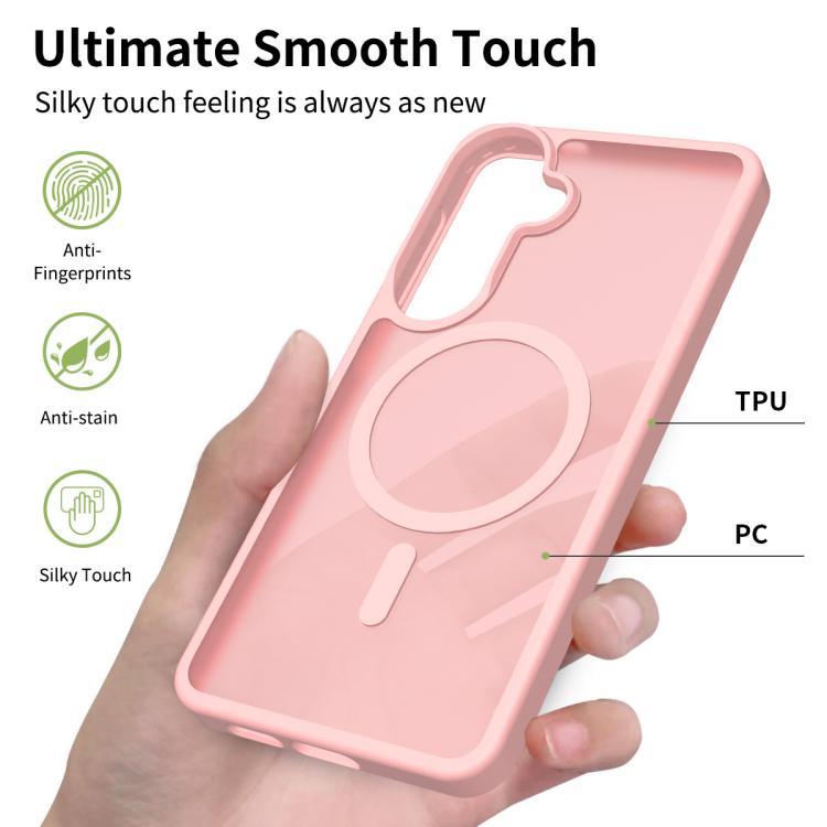 For Samsung Galaxy S26+ 5G Skin Feel TPU Hybrid PC MagSafe Phone Case