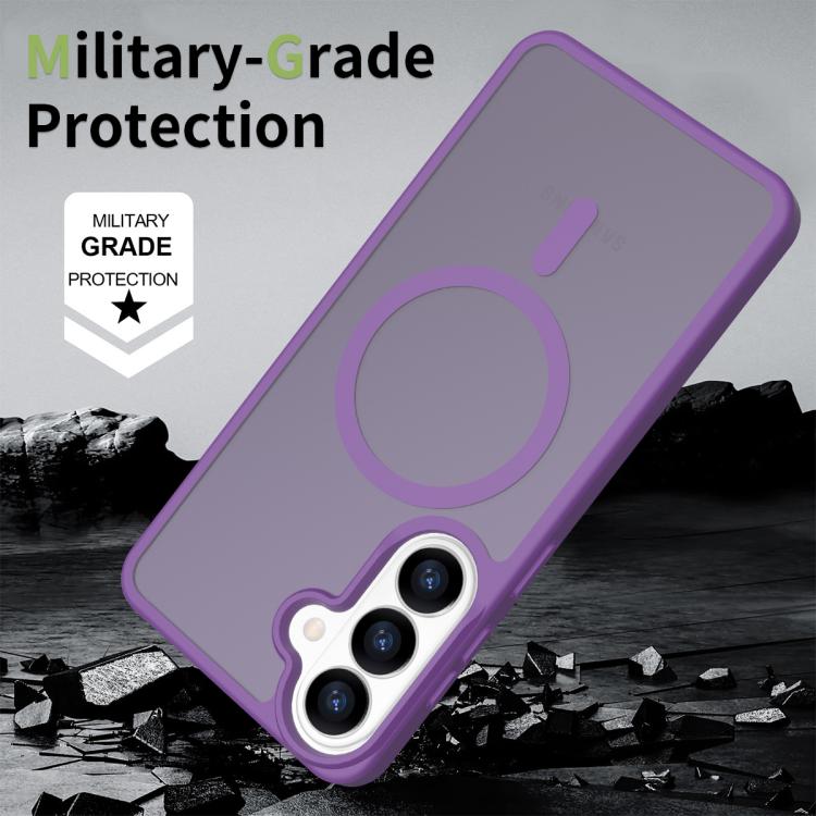 For Samsung Galaxy S26+ 5G Skin Feel TPU Hybrid PC MagSafe Phone Case