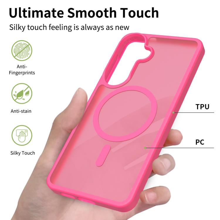 For Samsung Galaxy S26+ 5G Skin Feel TPU Hybrid PC MagSafe Phone Case