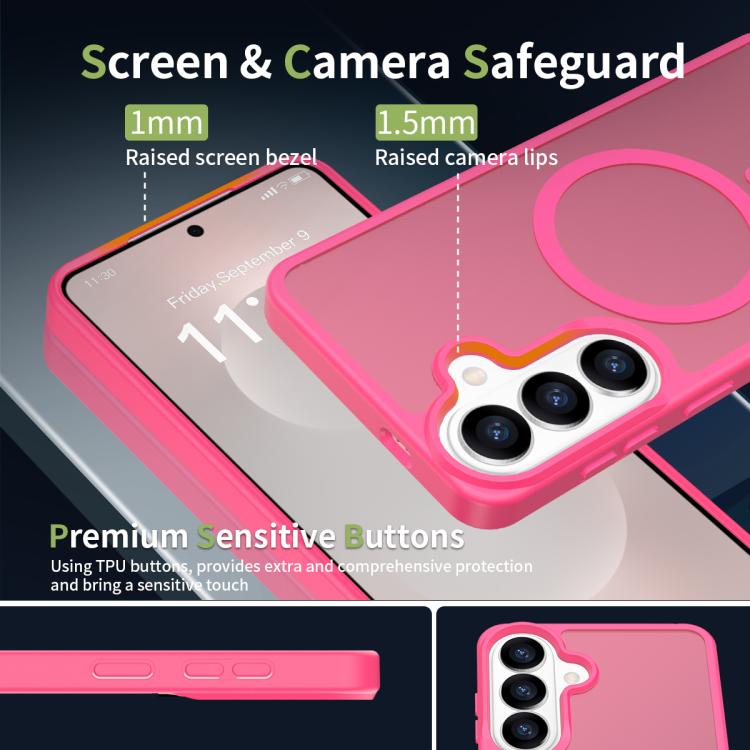 For Samsung Galaxy S26+ 5G Skin Feel TPU Hybrid PC MagSafe Phone Case