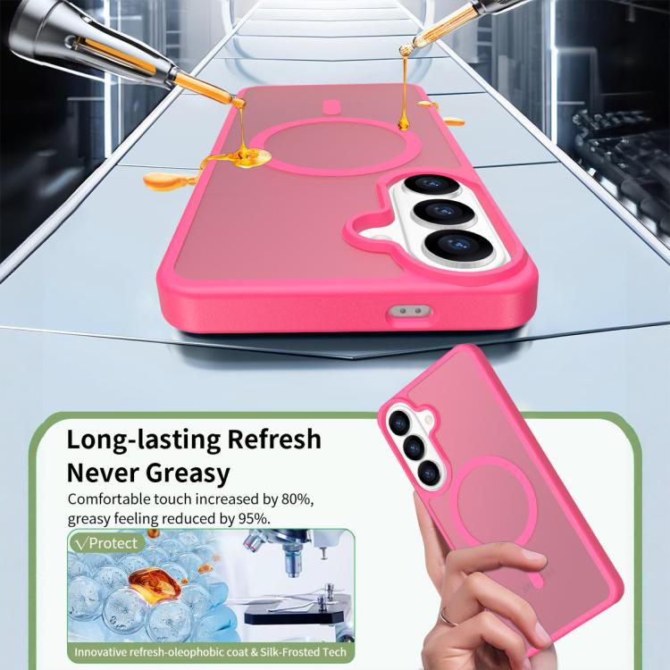 For Samsung Galaxy S26+ 5G Skin Feel TPU Hybrid PC MagSafe Phone Case