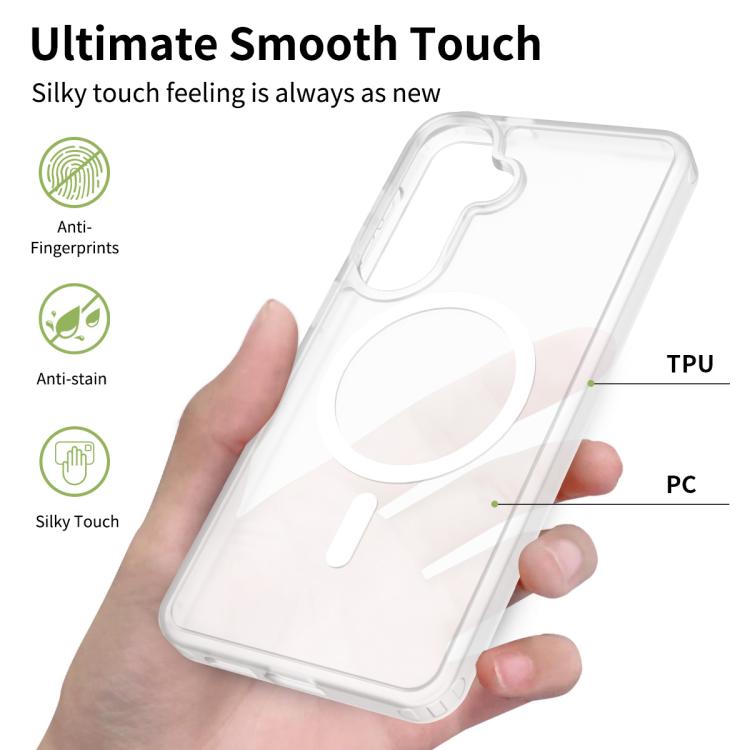 For Samsung Galaxy S26+ 5G Skin Feel TPU Hybrid PC MagSafe Phone Case
