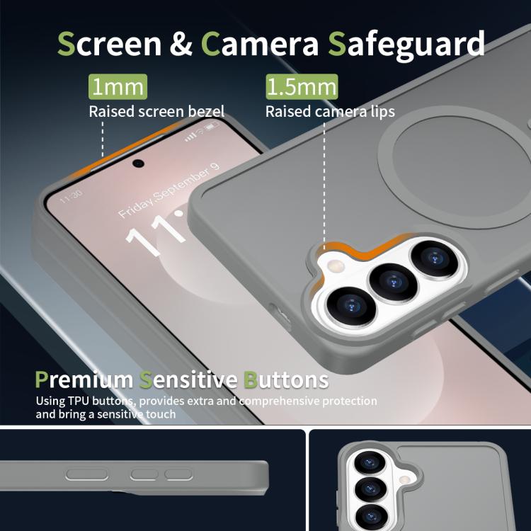 For Samsung Galaxy S26+ 5G Skin Feel TPU Hybrid PC MagSafe Phone Case