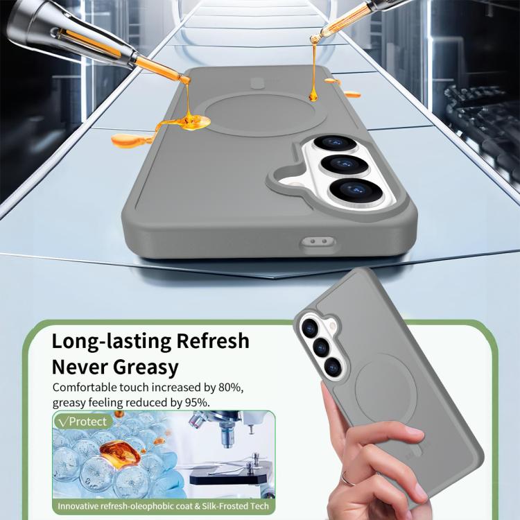 For Samsung Galaxy S26+ 5G Skin Feel TPU Hybrid PC MagSafe Phone Case