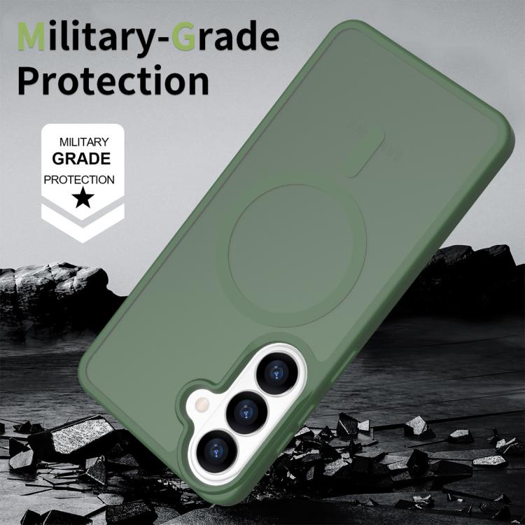 For Samsung Galaxy S26+ 5G Skin Feel TPU Hybrid PC MagSafe Phone Case