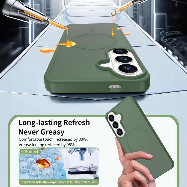 For Samsung Galaxy S26+ 5G Skin Feel TPU Hybrid PC MagSafe Phone Case