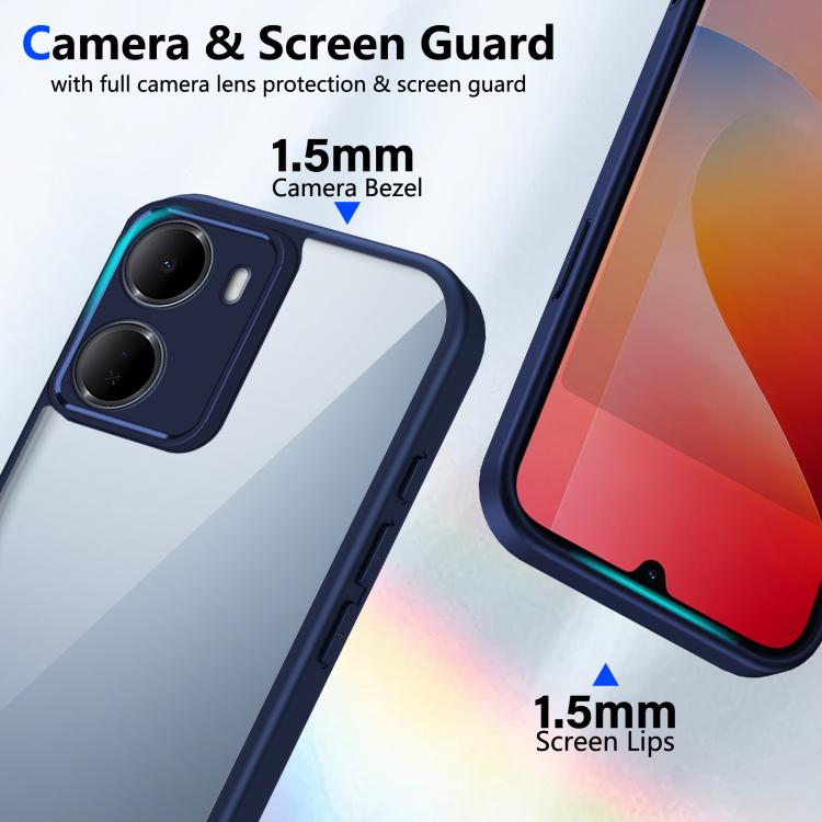 For Redmi 15a 5G Matte PC Skin-feel Shockproof Phone Case
