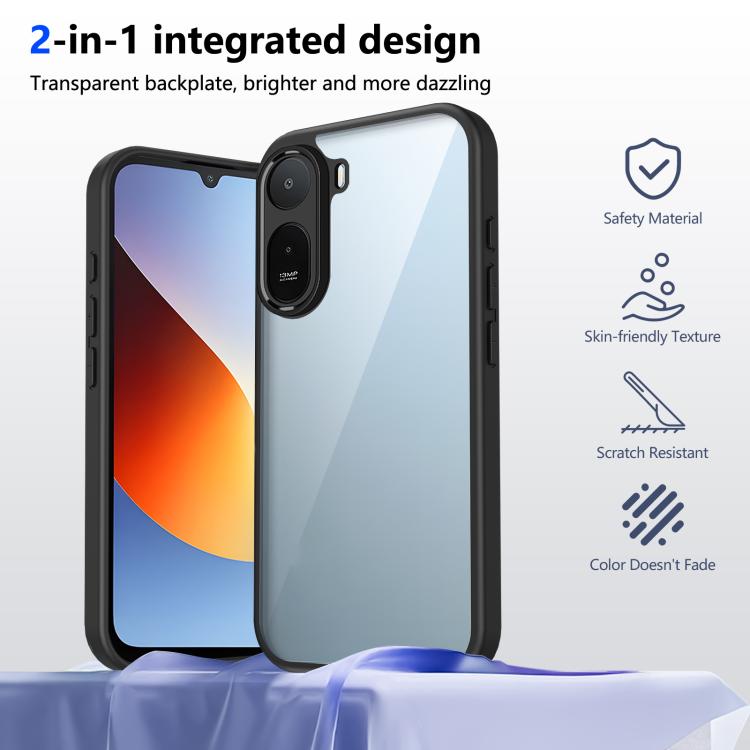 For Redmi A7 Pro 171mm / Poco C85x 5G Matte PC Skin-feel Shockproof Phone Case