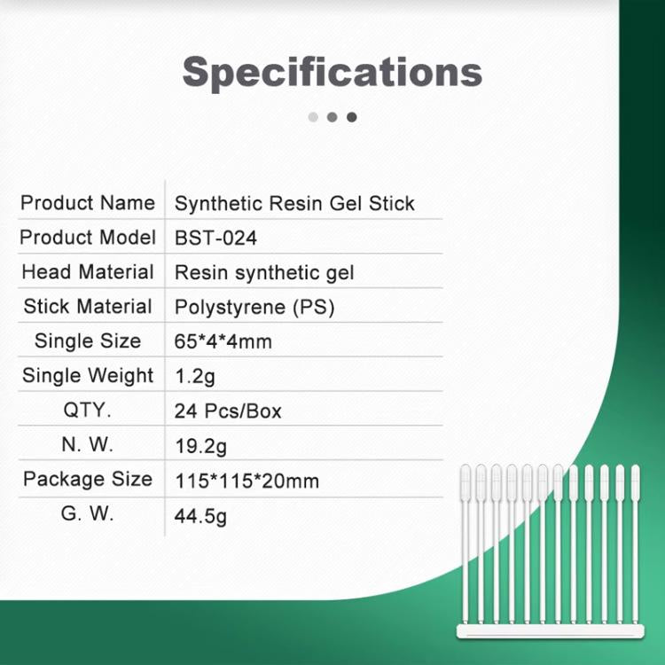 BEST BST-024 Synthetic Resin Gel Stick - 24 in 1
