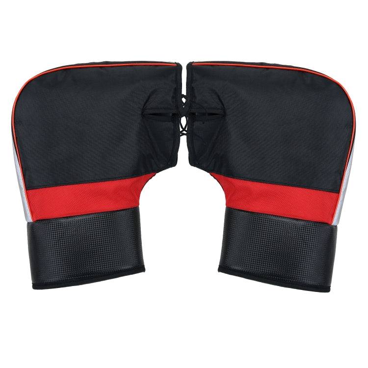 CS-1190A1 Motorcycle Winter Windproof Waterproof Thickened Warm Handle Cover Riding Gloves, Style: Small Mouth with Reflective Strip Version
