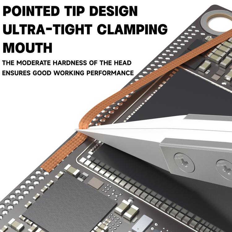 LUOWEI High-Temperature Resistant Insulating Non-Magnetic Tweezers, Model:IS-50