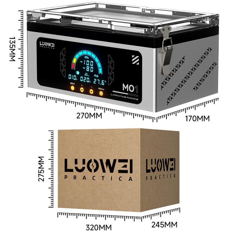 LUOWEI LW-MO1 11.5inch Intelligent Digital Display Laminating Machine, Plug:EU Plug