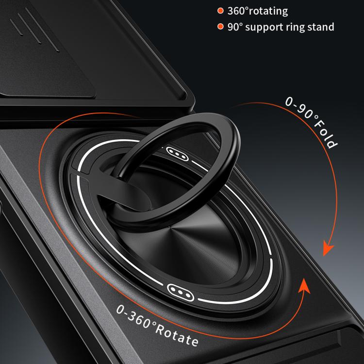 For Redmi A5 4G Global 171.7mm Lens Sliding Window Multifunctional Magnetic Shockproof Phone Case
