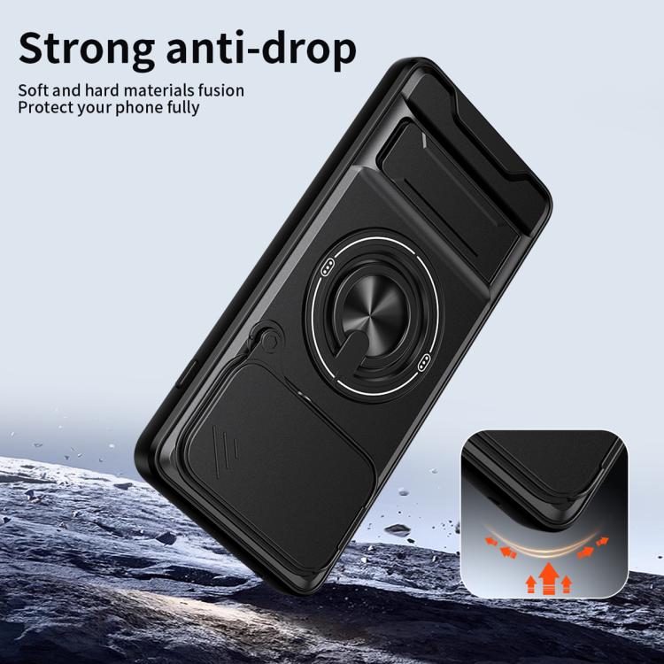 For Motorola Edge 70 5G Lens Sliding Window Multifunctional Magnetic Shockproof Phone Case