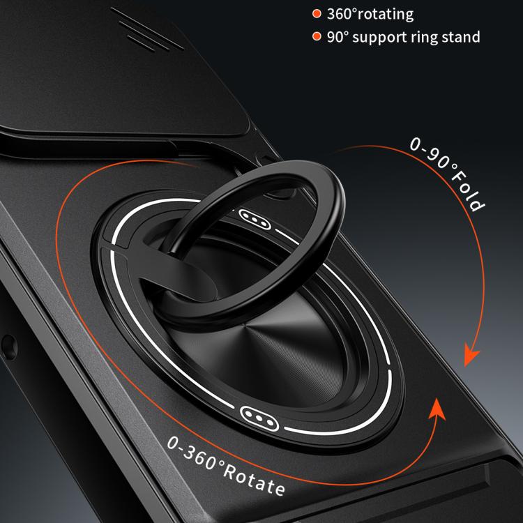 For Motorola Edge 70 5G Lens Sliding Window Multifunctional Magnetic Shockproof Phone Case