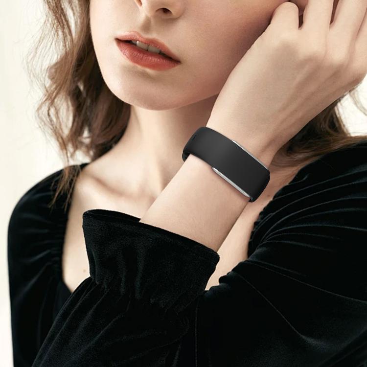 For WHOOP 5.0 Regular Solid Color Butterfly Buckle Silicone Watch Band
