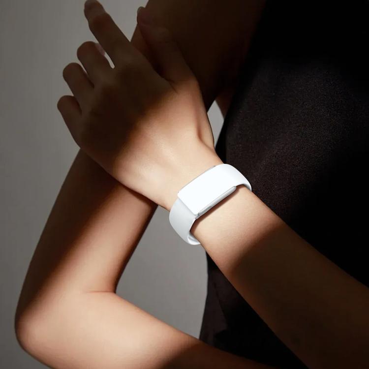 For WHOOP 5.0 Electrocardiogram Solid Color Butterfly Buckle Silicone Watch Band