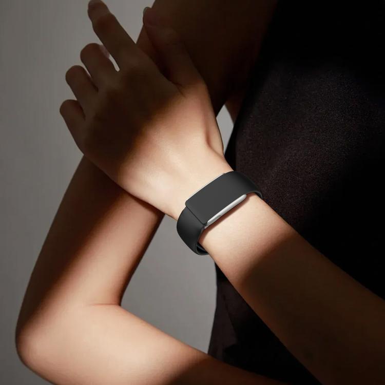 For WHOOP 5.0 Electrocardiogram Solid Color Butterfly Buckle Silicone Watch Band