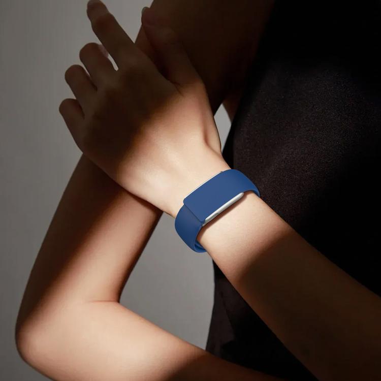 For WHOOP 5.0 Electrocardiogram Solid Color Butterfly Buckle Silicone Watch Band