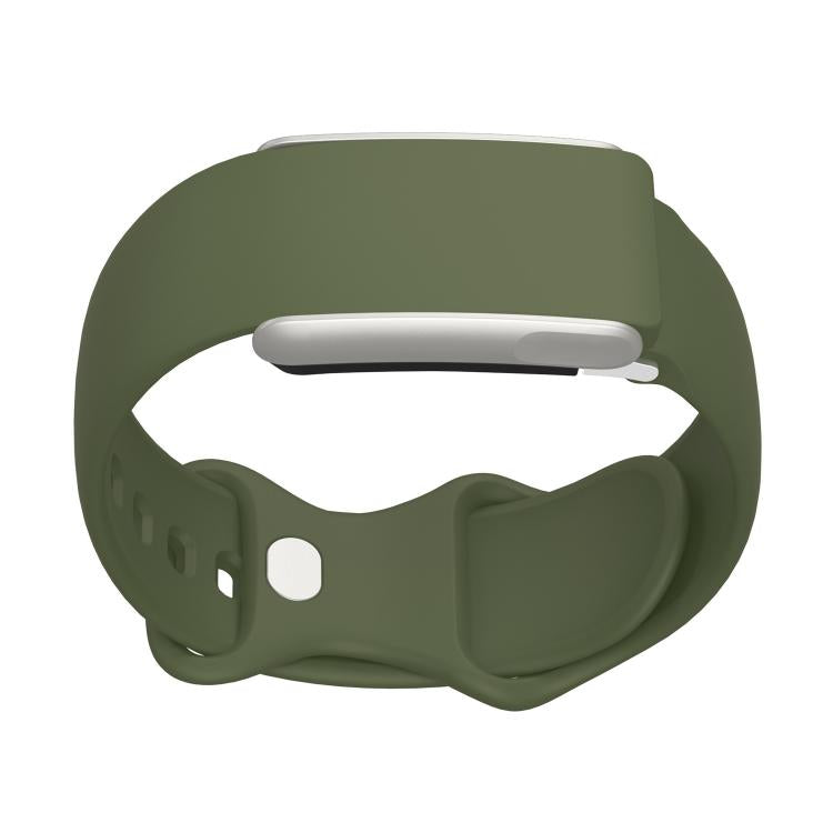 For WHOOP 5.0 Electrocardiogram Solid Color Butterfly Buckle Silicone Watch Band
