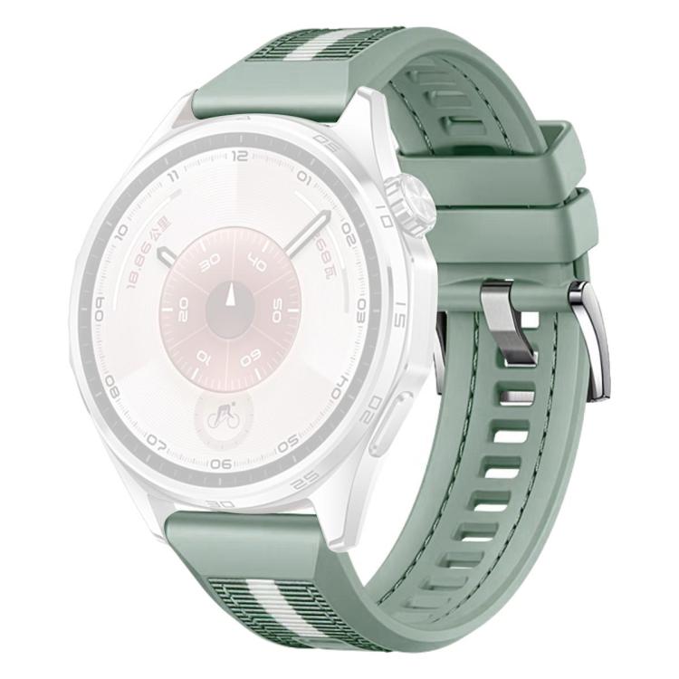For Huawei Watch GT 6 / 5 / 4 / 3 46mm xDfind Braid Nylon Hybrid Silicone Watch Band
