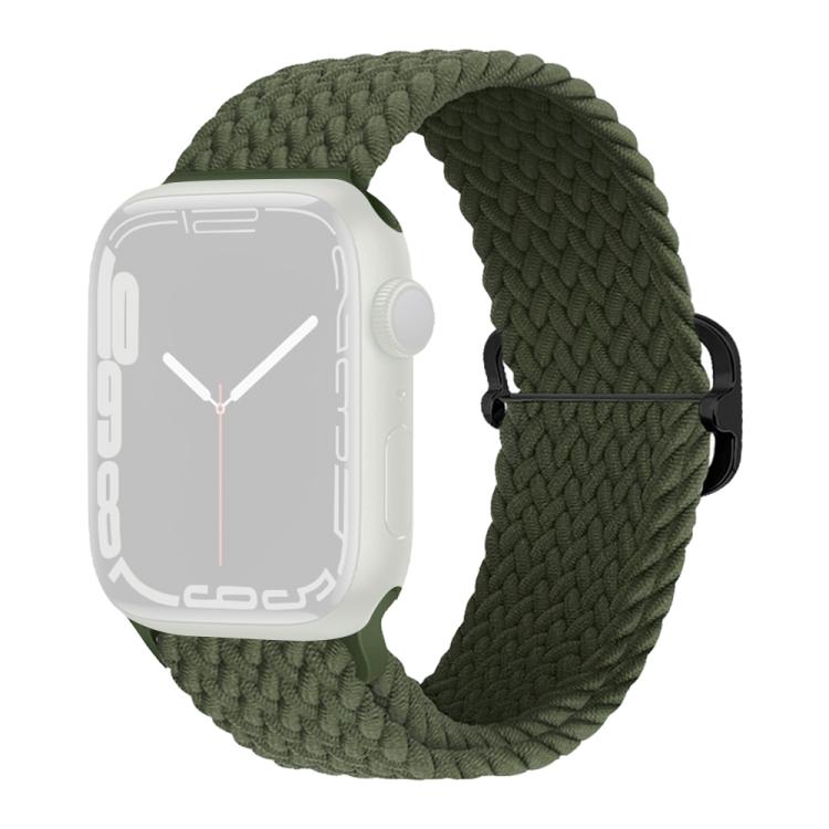 For Apple Watch 38 / 40 / 41 / S11 42mm xDfind Sliding Buckle Nylon Braided Watch Band
