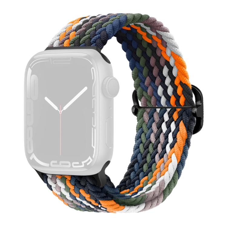 For Apple Watch 38 / 40 / 41 / S11 42mm xDfind Sliding Buckle Nylon Braided Watch Band