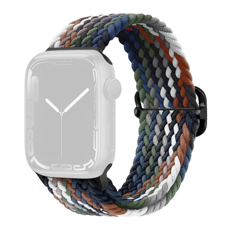 For Apple Watch 38 / 40 / 41 / S11 42mm xDfind Sliding Buckle Nylon Braided Watch Band