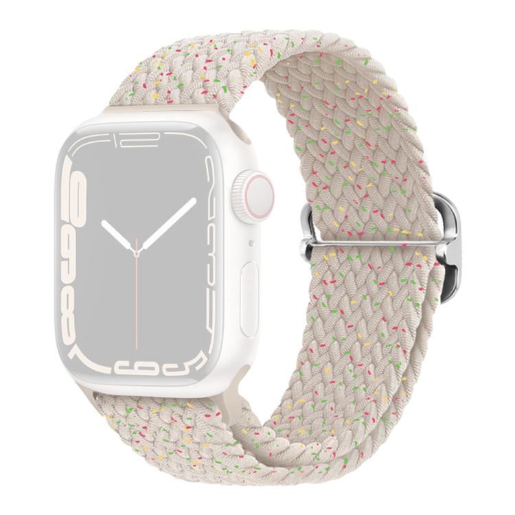 For Apple Watch 38 / 40 / 41 / S11 42mm xDfind Sliding Buckle Nylon Braided Watch Band