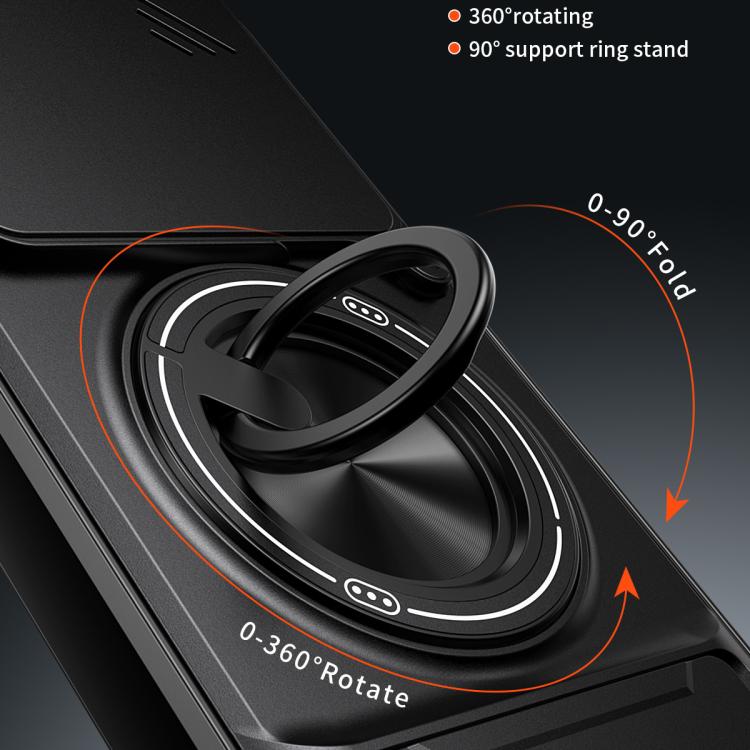 For Xiaomi 15T 5G Lens Sliding Window Multifunctional Magnetic Shockproof Phone Case