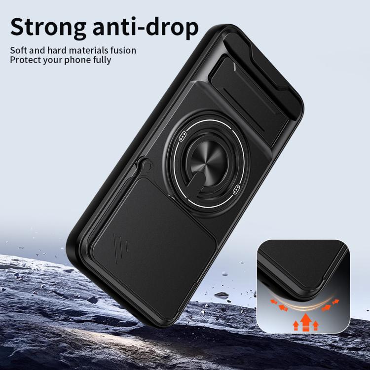 For Xiaomi 15T 5G Lens Sliding Window Multifunctional Magnetic Shockproof Phone Case