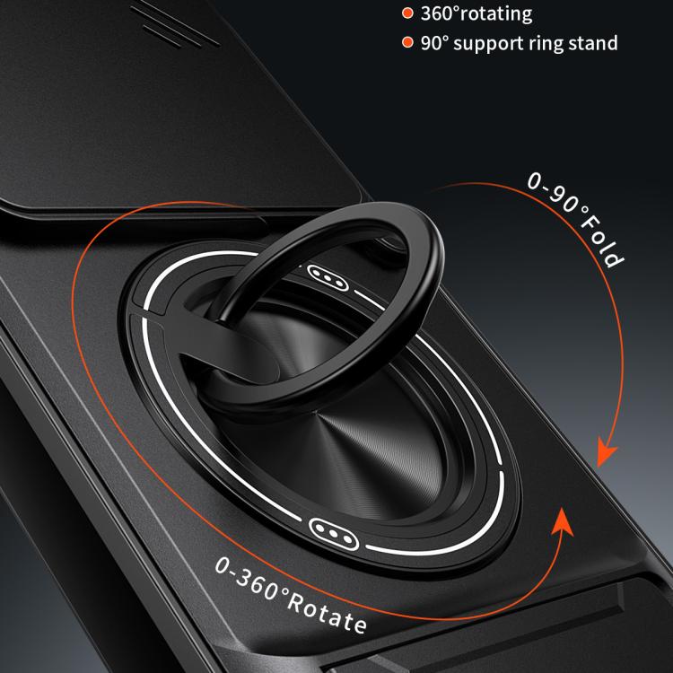For Xiaomi 15T Pro 5G Lens Sliding Window Multifunctional Magnetic Shockproof Phone Case