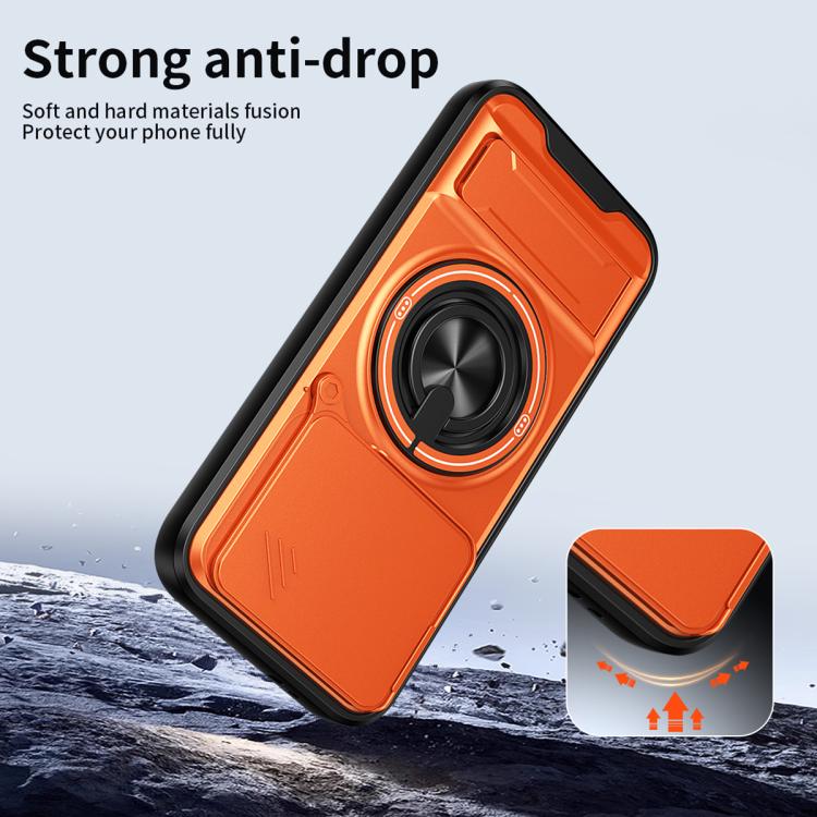 For Xiaomi Poco X8 Pro 5G Lens Sliding Window Multifunctional Magnetic Shockproof Phone Case