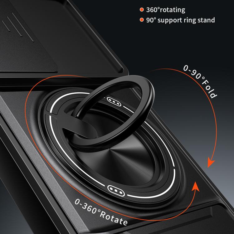 For Xiaomi Poco X8 Pro Max 5G Lens Sliding Window Multifunctional Magnetic Shockproof Phone Case