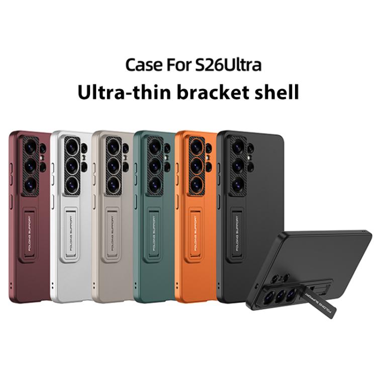 For Samsung Galaxy S26 Ultra 5G GKK Ultra-thin Full Coverage Phone Case with Holder