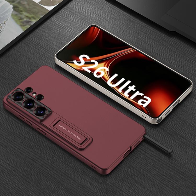 For Samsung Galaxy S26 Ultra 5G GKK Ultra-thin Full Coverage Phone Case with Holder