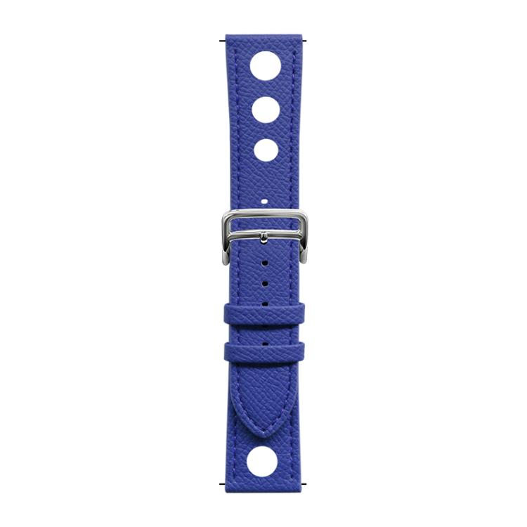 20mm xDfind Flat-head Hole Palm Texture Vegan Leather Watch Band