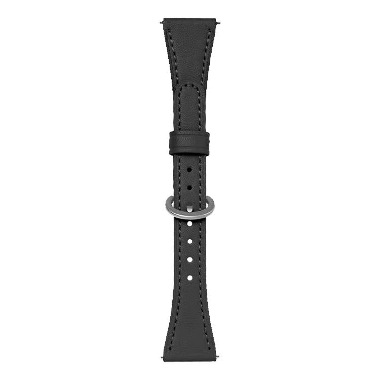 18mm xDfind Flat-head Horseshoe Buckle Vegan Leather Watch Band