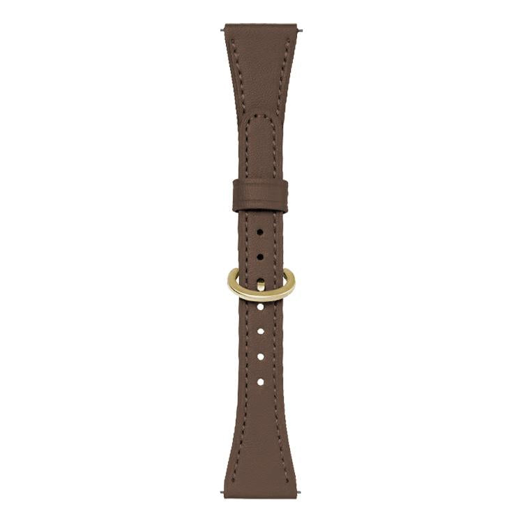 18mm xDfind Flat-head Horseshoe Buckle Vegan Leather Watch Band