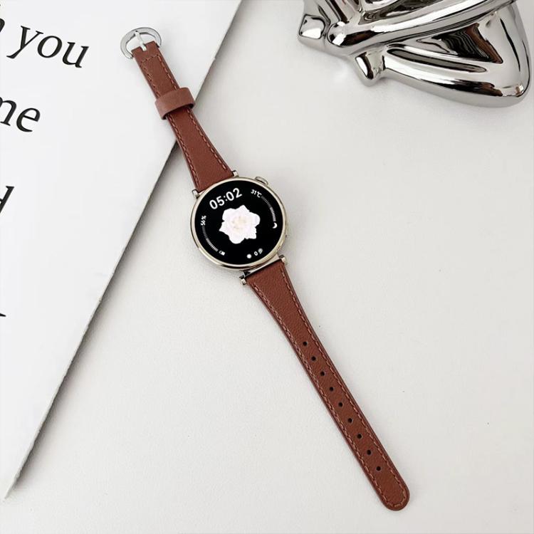 18mm xDfind Flat-head Horseshoe Buckle Vegan Leather Watch Band