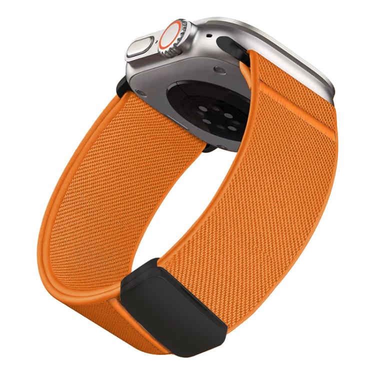 For Apple Watch 38 / 40 / 41 / S11 42mm xDfind Elastic Nylon Magnetic Buckle Watch Band