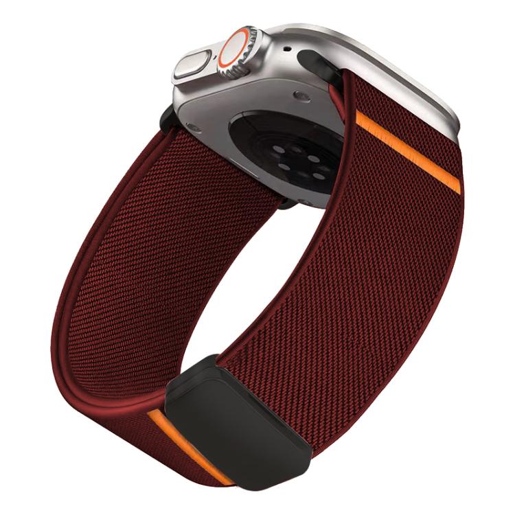 For Apple Watch 38 / 40 / 41 / S11 42mm xDfind Elastic Nylon Magnetic Buckle Watch Band