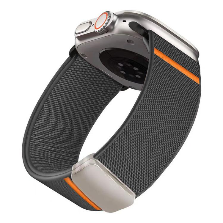 For Apple Watch 38 / 40 / 41 / S11 42mm xDfind Elastic Nylon Magnetic Buckle Watch Band