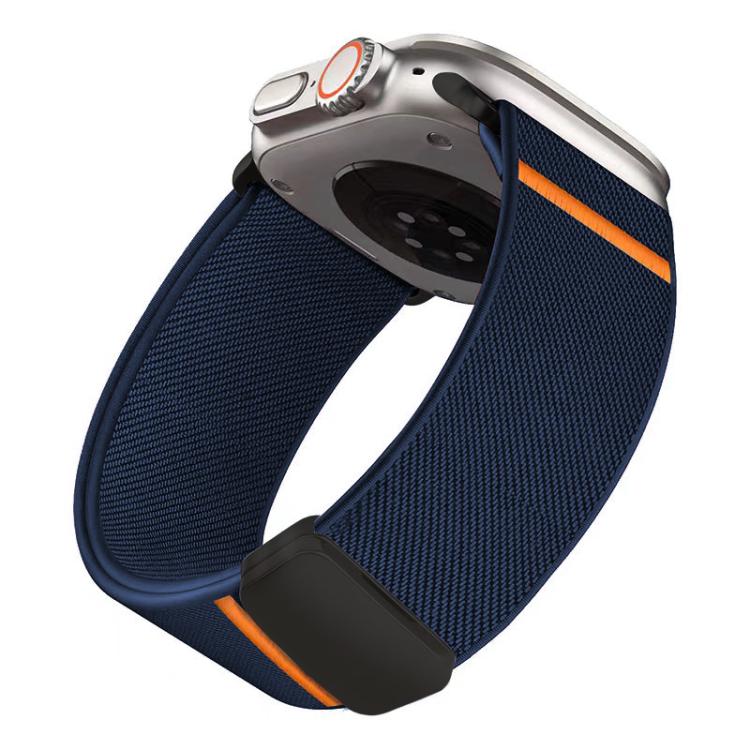 For Apple Watch 38 / 40 / 41 / S11 42mm xDfind Elastic Nylon Magnetic Buckle Watch Band