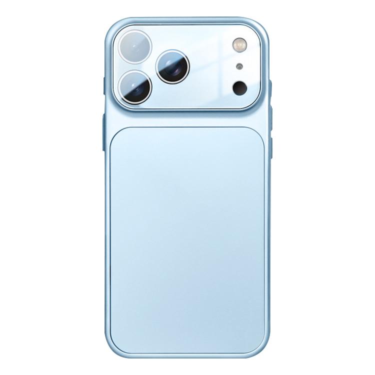 For iPhone 17 Pro Max Frosted Acrylic Hybrid TPU Phone Case with Lens Film