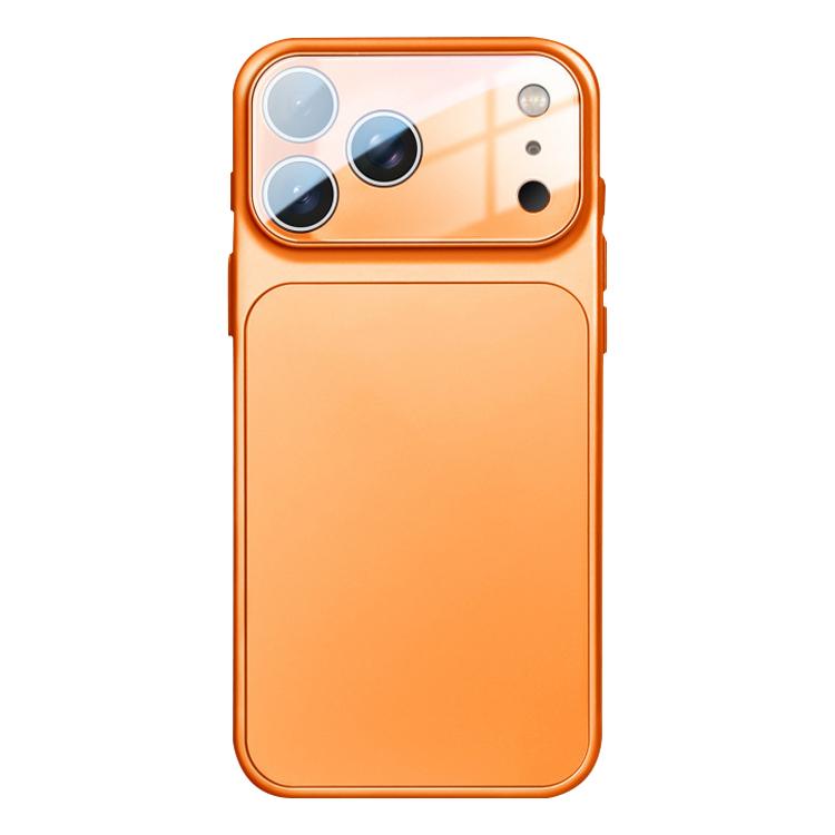 For iPhone 17 Pro Max Frosted Acrylic Hybrid TPU Phone Case with Lens Film