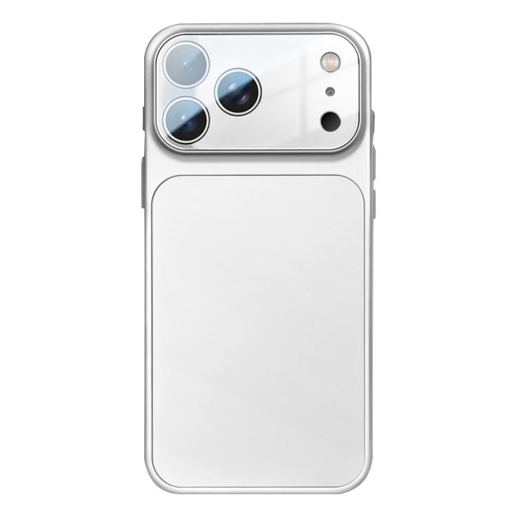 For iPhone 17 Pro Max Frosted Acrylic Hybrid TPU Phone Case with Lens Film